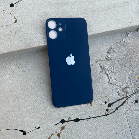 iPhone 12 Mini ] Back Glass | BIG HOLE|BLUE |Ships Fast | - Picture 3 of 3